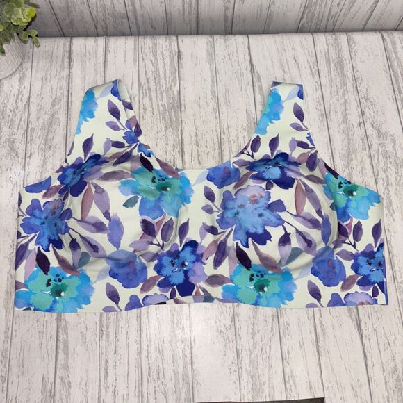 Womens Size XXXXL Knix Floral Sports Bra EUC - Picture 1 of 4